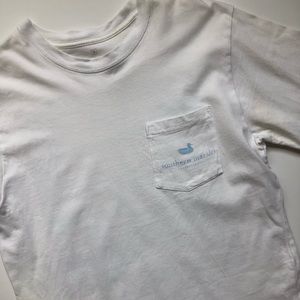 Southern Marsh White Pocket Tee - Men’s Small
